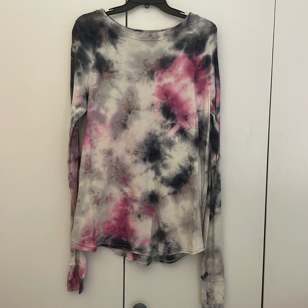 Free People Tie Dye Pullover Sweatshirt